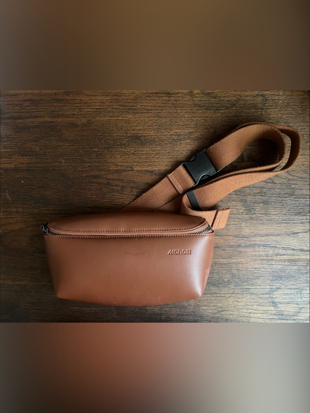 Monos vegan leather Metro sling bag